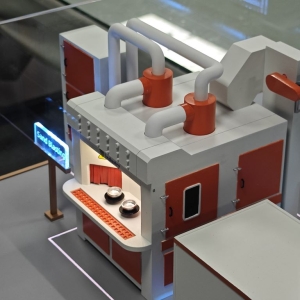 电镀生产线定制立体模型