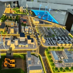 各类型电厂立体模型