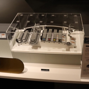 某概念款新型打印机演示模型