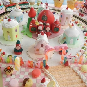 糖果王国立体模型