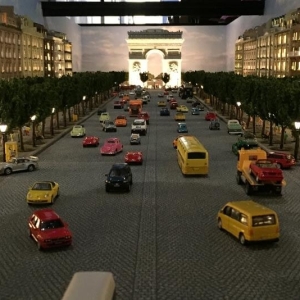 法国香榭丽舍大街立体模型