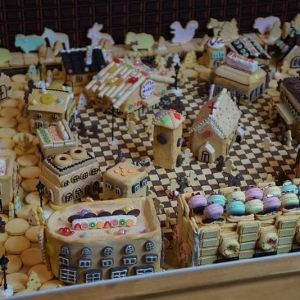 糖果镇主题立体模型