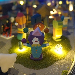 鬼城主题立体模型