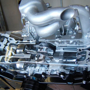 精密机械单元剖面立体展示模型