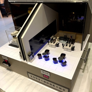 无线控制隔音立体展示模型和演示视频（带定制PCB控制板）