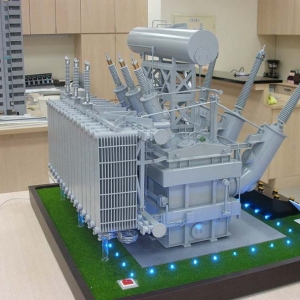 电厂多节点模块展示模型