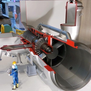 电厂燃气轮机模型