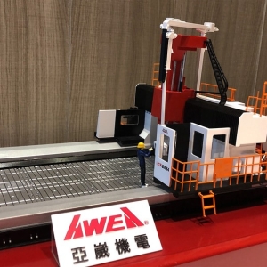 亚威龙门式光纤切割机械模型